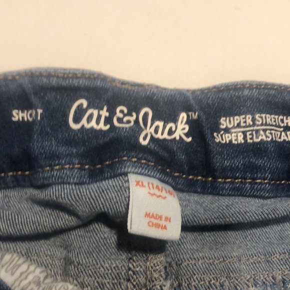 Girls super stretch cat & Jack elastic stretchy rainbow shorts - Picture 8 of 10